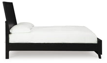 Load image into Gallery viewer, Danziar Queen Panel Bed with Mirrored Dresser
