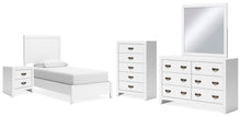 Load image into Gallery viewer, Binterglen Twin Panel Bed, Dresser, Mirror, Chest and Nightstand
