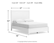 Load image into Gallery viewer, Binterglen Full Panel Bed with Mirrored Dresser
