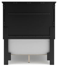 Load image into Gallery viewer, Lanolee Twin Panel Bed with Mirrored Dresser, Chest and Nightstand
