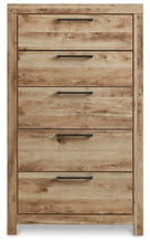 Load image into Gallery viewer, Hyanna King Panel Storage Bed with 1 Under Bed Storage Drawer, Dresser, Mirror, Chest and Nightstand

