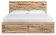 Load image into Gallery viewer, Hyanna Queen Panel Storage Bed with 1 Under Bed Storage Drawer, Dresser, Mirror and Nightstand
