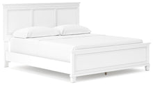 Load image into Gallery viewer, Fortman California King Panel Bed with Mirrored Dresser and Nightstand
