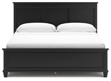 Load image into Gallery viewer, Lanolee King Panel Bed with Mirrored Dresser and Nightstand

