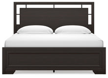 Load image into Gallery viewer, Covetown King Panel Bed, Dresser, Mirror, Chest and Nightstand

