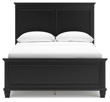 Load image into Gallery viewer, Lanolee Full Panel Bed with Mirrored Dresser
