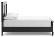 Load image into Gallery viewer, Lanolee Full Panel Bed with Mirrored Dresser
