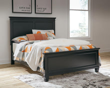 Load image into Gallery viewer, Lanolee Full Panel Bed with Mirrored Dresser
