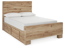 Load image into Gallery viewer, Hyanna Full Panel Bed with 1 Side Storage, Dresser, Mirror and Nightstand
