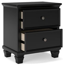 Load image into Gallery viewer, Lanolee California King Panel Bed with Mirrored Dresser, Chest and Nightstand
