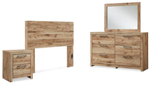 Load image into Gallery viewer, Hyanna Full Panel Headboard, Dresser, Mirror and Nightstand
