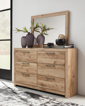 Load image into Gallery viewer, Hyanna Queen Panel Storage Bed with 2 Under Bed Storage Drawer, Dresser and Mirror
