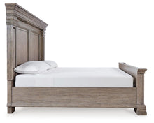 Load image into Gallery viewer, Blairhurst California King Panel Bed with Mirrored Dresser
