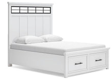 Load image into Gallery viewer, Ashbryn Queen Panel Storage Bed, Dresser and Mirror
