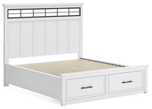 Load image into Gallery viewer, Ashbryn California King Panel Storage Bed, Dresser, Mirror and Nightstand
