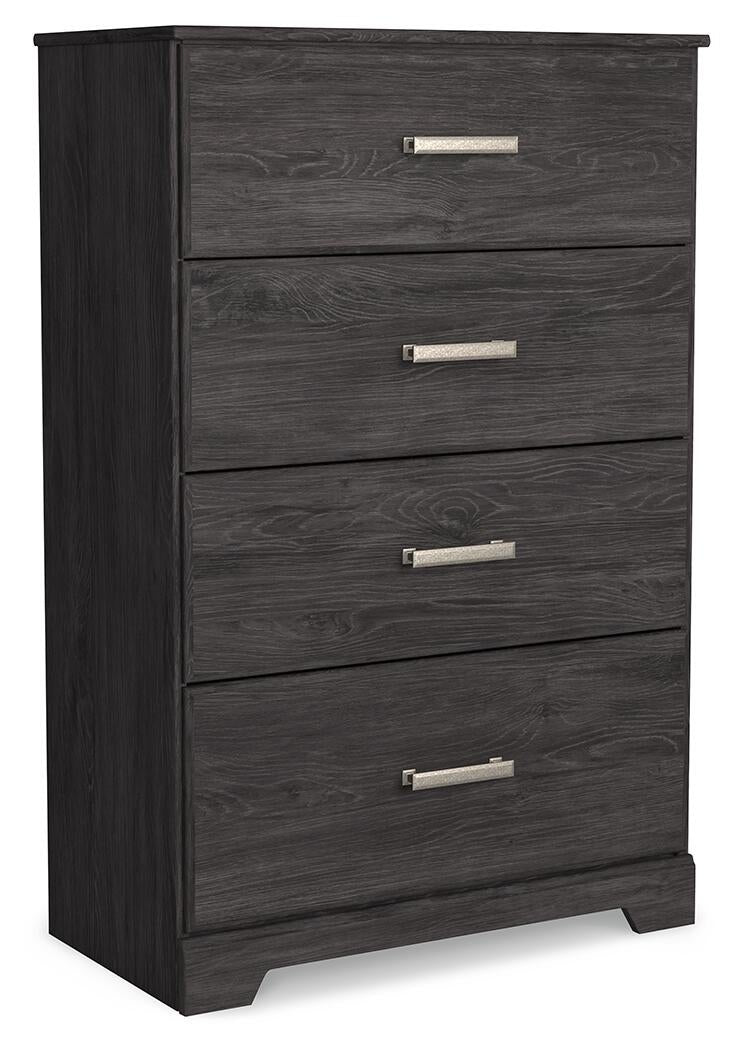Load image into Gallery viewer, Belachime Full Panel Bed with Mirrored Dresser, Chest and Nightstand