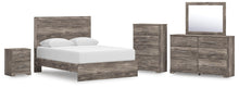 Load image into Gallery viewer, Ralinksi Queen Panel Bed, Dresser, Mirror, Chest and Nightstand
