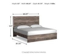 Load image into Gallery viewer, Ralinksi King Panel Bed with Mirrored Dresser
