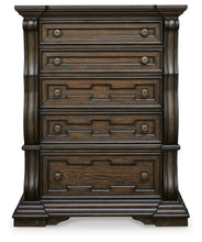 Load image into Gallery viewer, Maylee King Upholstered Bed, Dresser, Mirror, Chest and Nightstand
