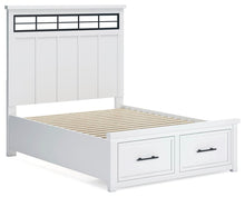 Load image into Gallery viewer, Ashbryn Queen Panel Storage Bed, Dresser, Mirror and Nightstand
