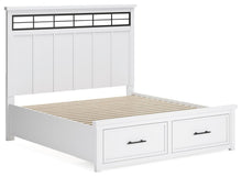 Load image into Gallery viewer, Ashbryn King Panel Storage Bed, Dresser and Mirror
