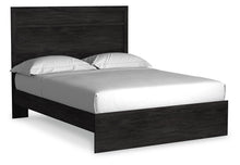Load image into Gallery viewer, Belachime Queen Panel Bed with Mirrored Dresser and Nightstand
