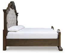Load image into Gallery viewer, Maylee King Upholstered Bed with Mirrored Dresser
