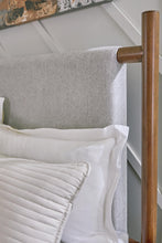 Load image into Gallery viewer, Lyncott Queen Upholstered Bed with Mirrored Dresser and Nightstand
