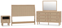 Load image into Gallery viewer, Cielden Queen Panel Headboard, Dresser, Mirror and Nightstand
