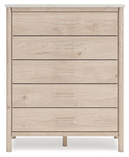 Load image into Gallery viewer, Cadmori Queen Upholstered Panel Bed with Mirrored Dresser, Chest and Nightstand
