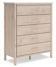 Load image into Gallery viewer, Cadmori Queen Upholstered Panel Bed with Mirrored Dresser, Chest and Nightstand
