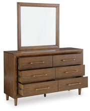 Load image into Gallery viewer, Lyncott California King Upholstered Bed, Dresser, Mirror, Chest and Nightstand
