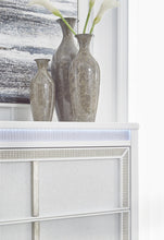 Load image into Gallery viewer, Chalanna Queen Upholstered Storage Bed, Dresser, Mirror, Chest and Nightstand
