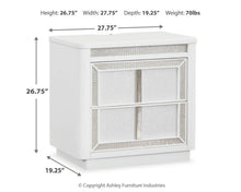 Load image into Gallery viewer, Chalanna Queen Upholstered Storage Bed, Dresser, Mirror, Chest and Nightstand
