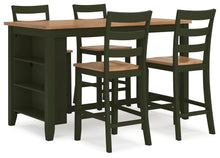 Load image into Gallery viewer, Gesthaven Counter Height Dining Table and 4 Barstools
