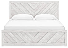 Load image into Gallery viewer, Cayboni King Panel Bed with Mirrored Dresser
