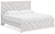 Load image into Gallery viewer, Cayboni King Panel Bed with Mirrored Dresser

