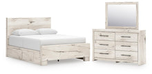 Load image into Gallery viewer, Lawroy Queen Panel Bed with Storage, Dresser and Mirror
