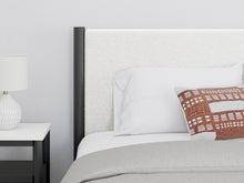 Load image into Gallery viewer, Cadmori Full Upholstered Panel Bed, Dresser and Mirror

