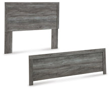 Load image into Gallery viewer, Bronyan Queen Panel Bed with Mirrored Dresser and Nightstand
