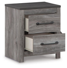 Load image into Gallery viewer, Bronyan Queen Panel Bed with Mirrored Dresser and Nightstand

