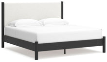 Load image into Gallery viewer, Cadmori King Upholstered Panel Bed, Dresser and Mirror

