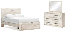 Load image into Gallery viewer, Lawroy Queen Panel Storage Bed, Dresser and Mirror
