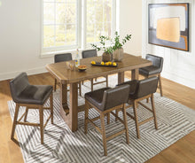 Load image into Gallery viewer, Cabalynn Counter Height Dining Table and 6 Barstools
