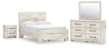 Load image into Gallery viewer, Lawroy Full Panel Bed, Dresser, Mirror and Nightstand
