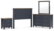 Load image into Gallery viewer, Landocken Full Panel Headboard, Dresser, Mirror and Nightstand
