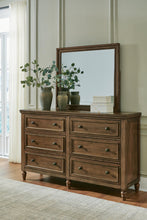 Load image into Gallery viewer, Sturlayne King Upholstered Panel Bed, Dresser and Mirror
