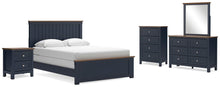 Load image into Gallery viewer, Landocken Queen Panel Bed, Dresser, Mirror, Chest and Nightstand
