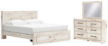 Load image into Gallery viewer, Lawroy King Panel Storage Bed, Dresser and Mirror
