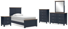 Load image into Gallery viewer, Landocken Twin Panel Bed, Dresser, Mirror, Chest and Nightstand

